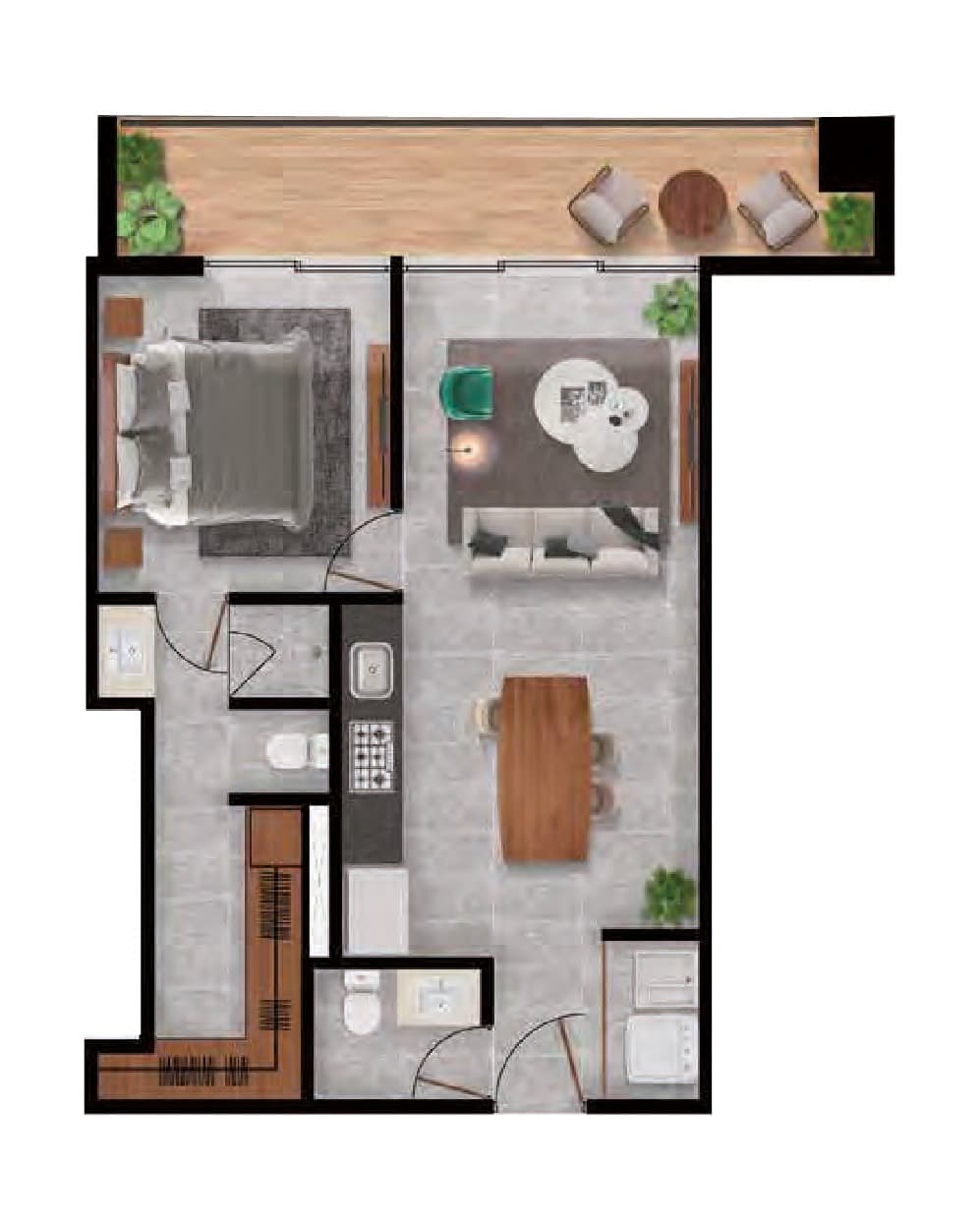 Planta de departamento