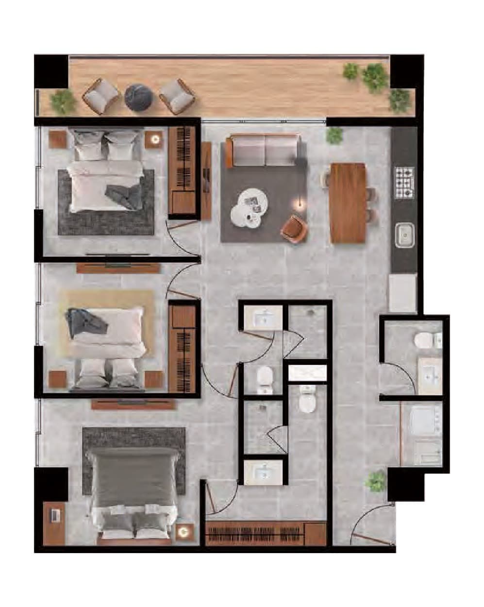 Planta de departamento