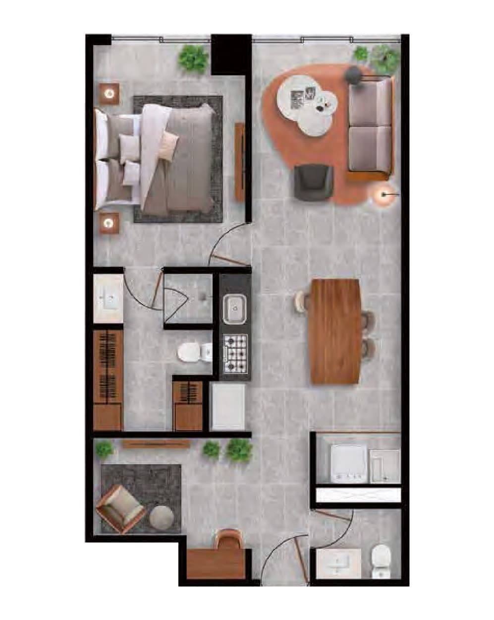 Planta de departamento