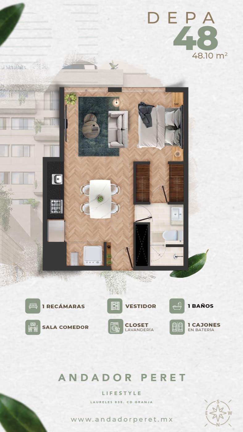 Planta de departamento