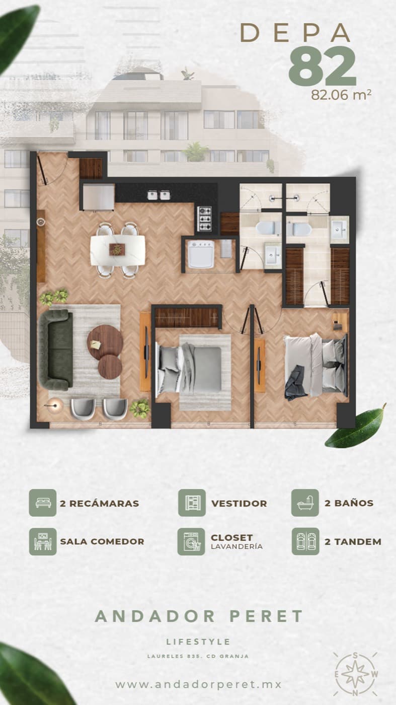 Planta de departamento
