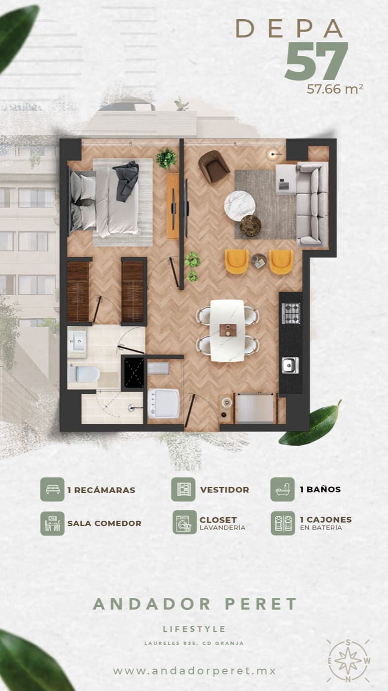 Planta de departamento