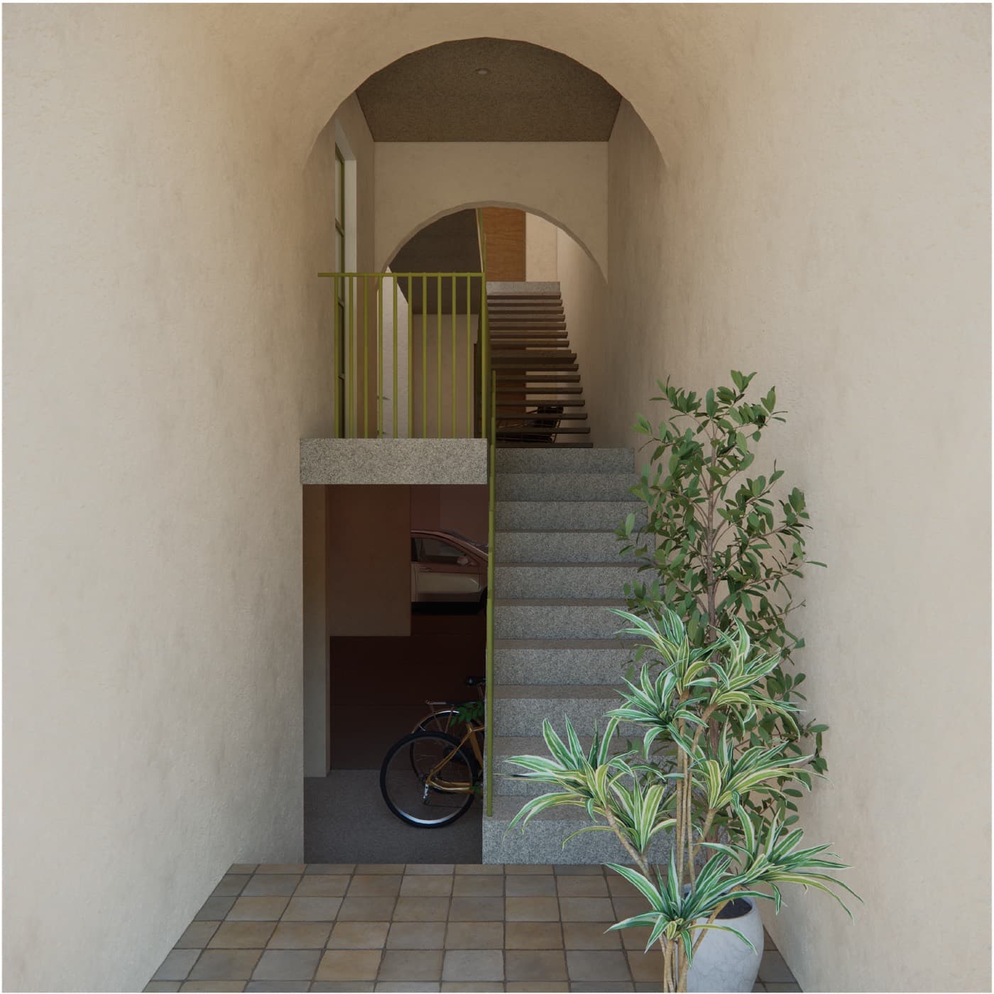 Escalera de acceso