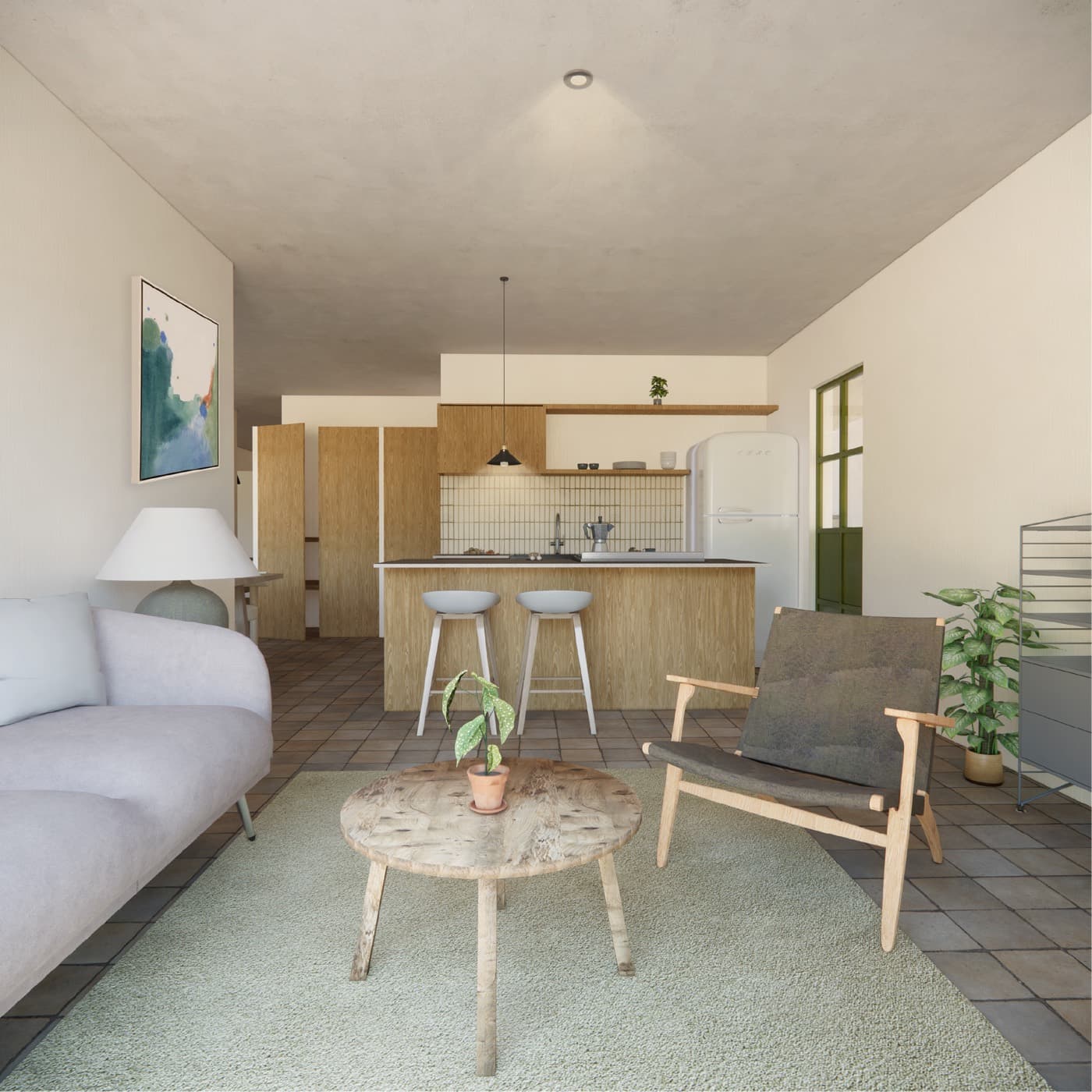 Sala y cocina