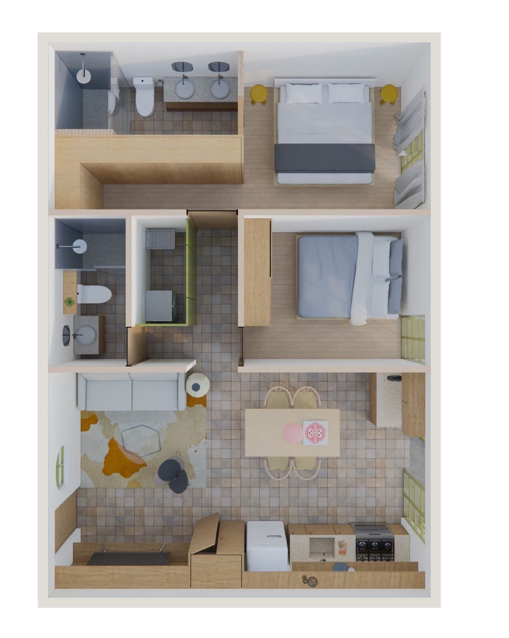 Planta de departamento