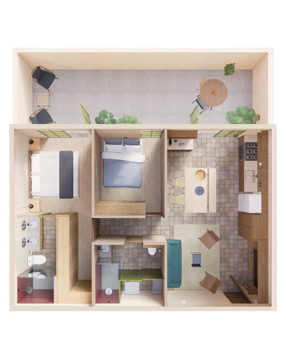 Planta de departamento