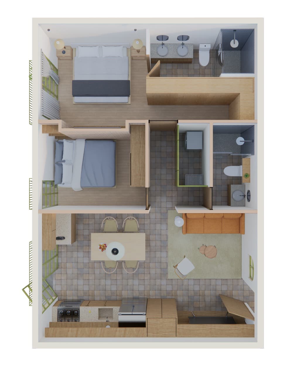 Planta de departamento