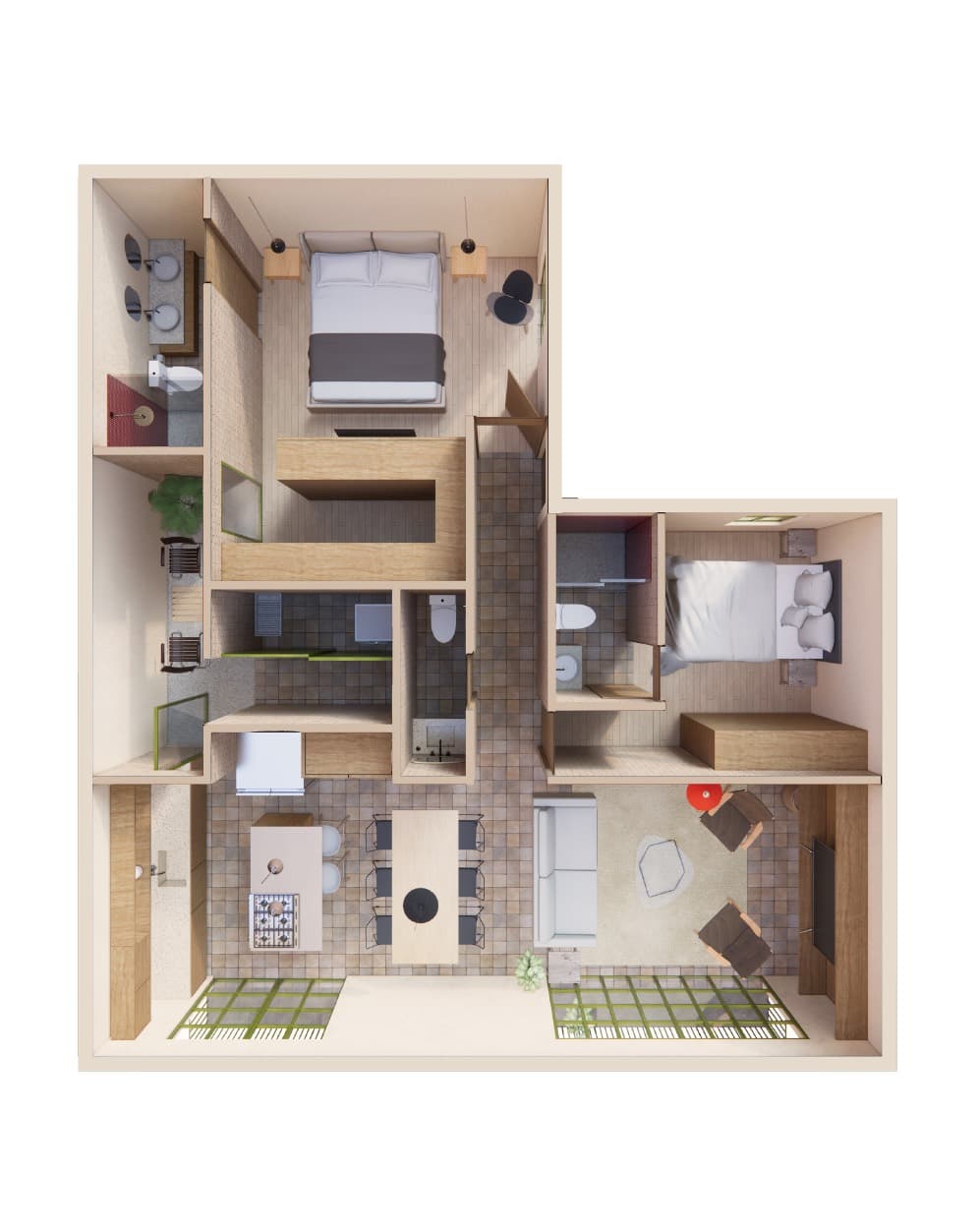 Planta de departamento
