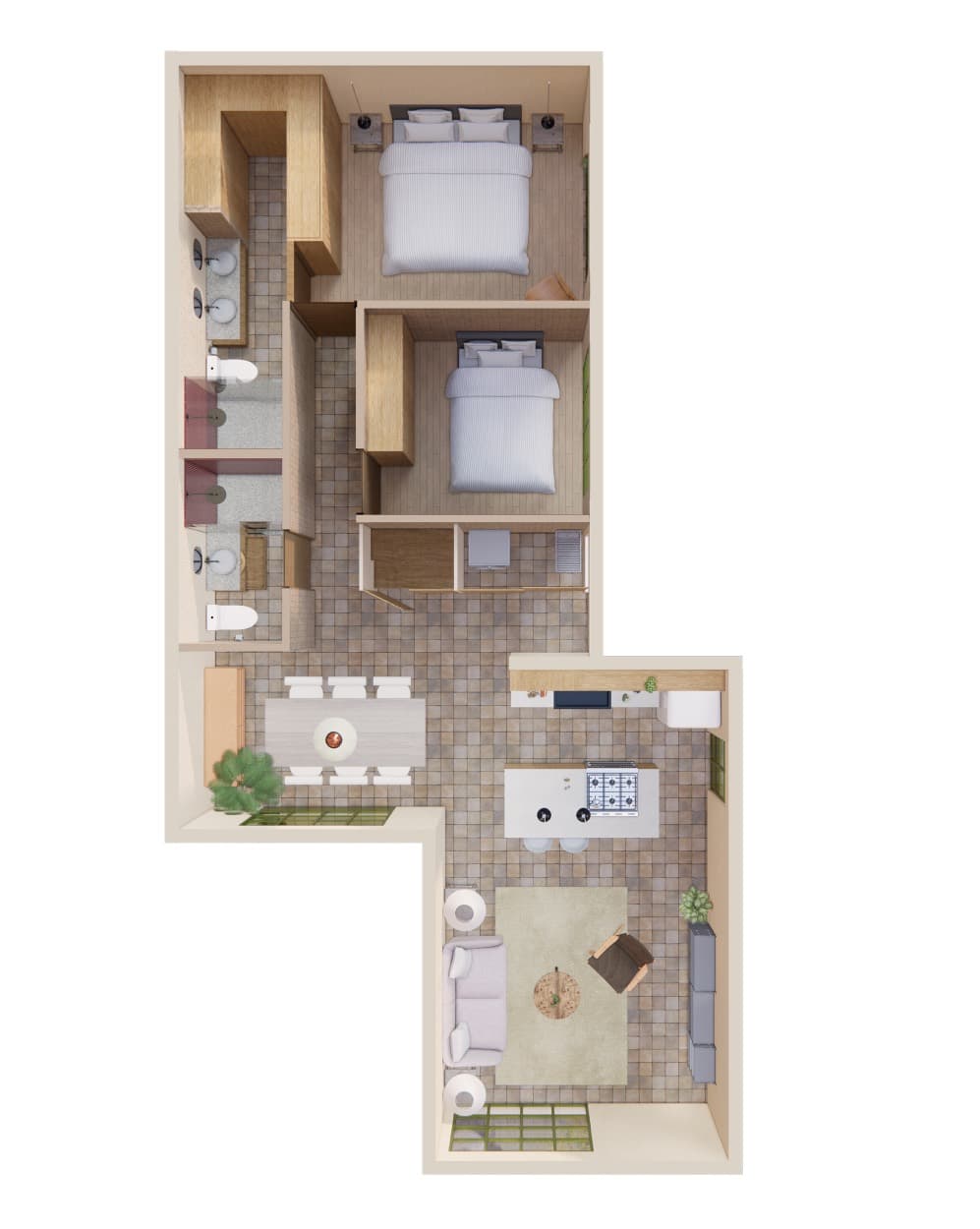 Planta de departamento