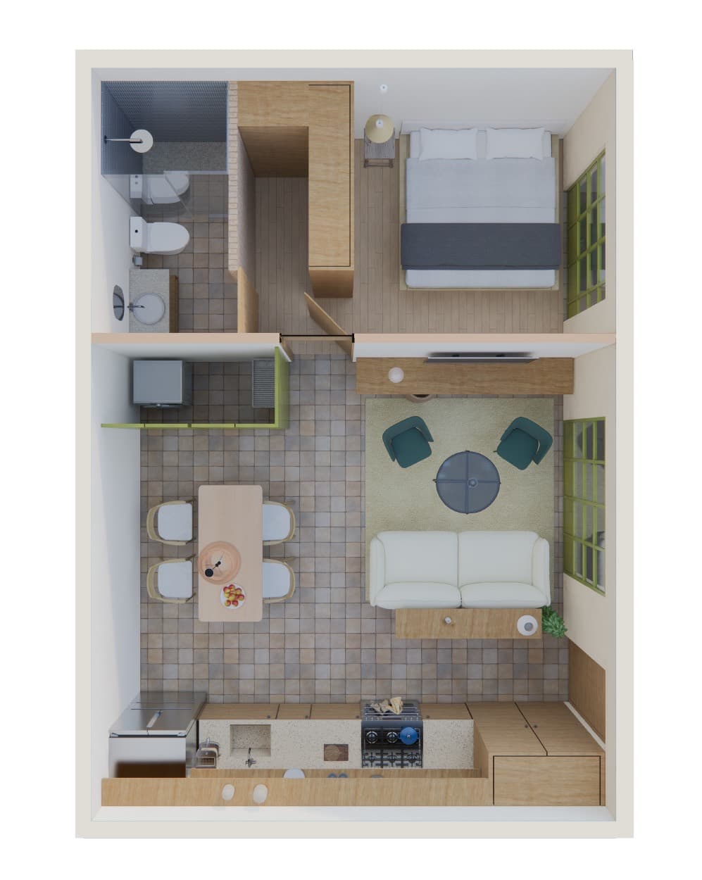Planta de departamento