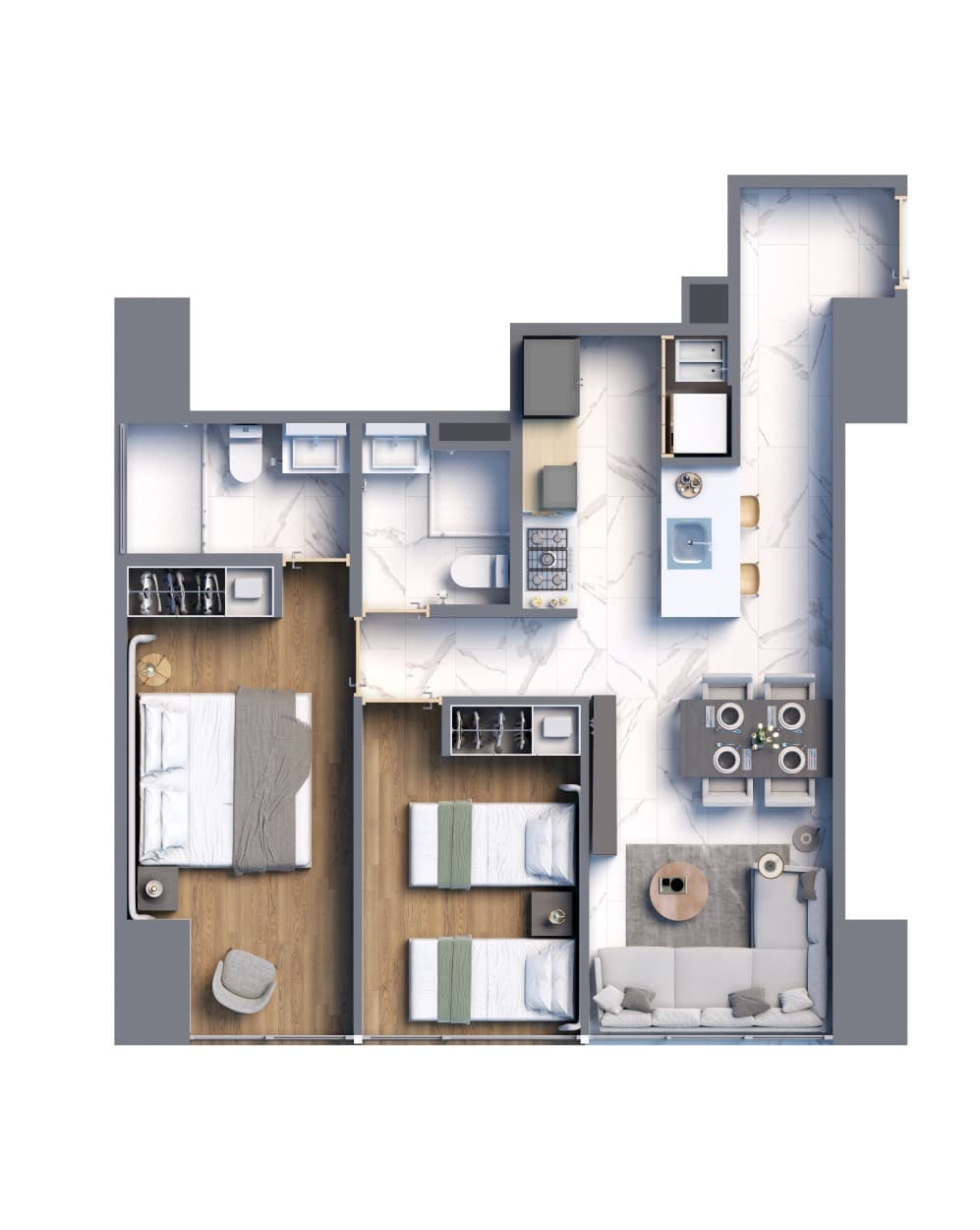 Planta de departamento