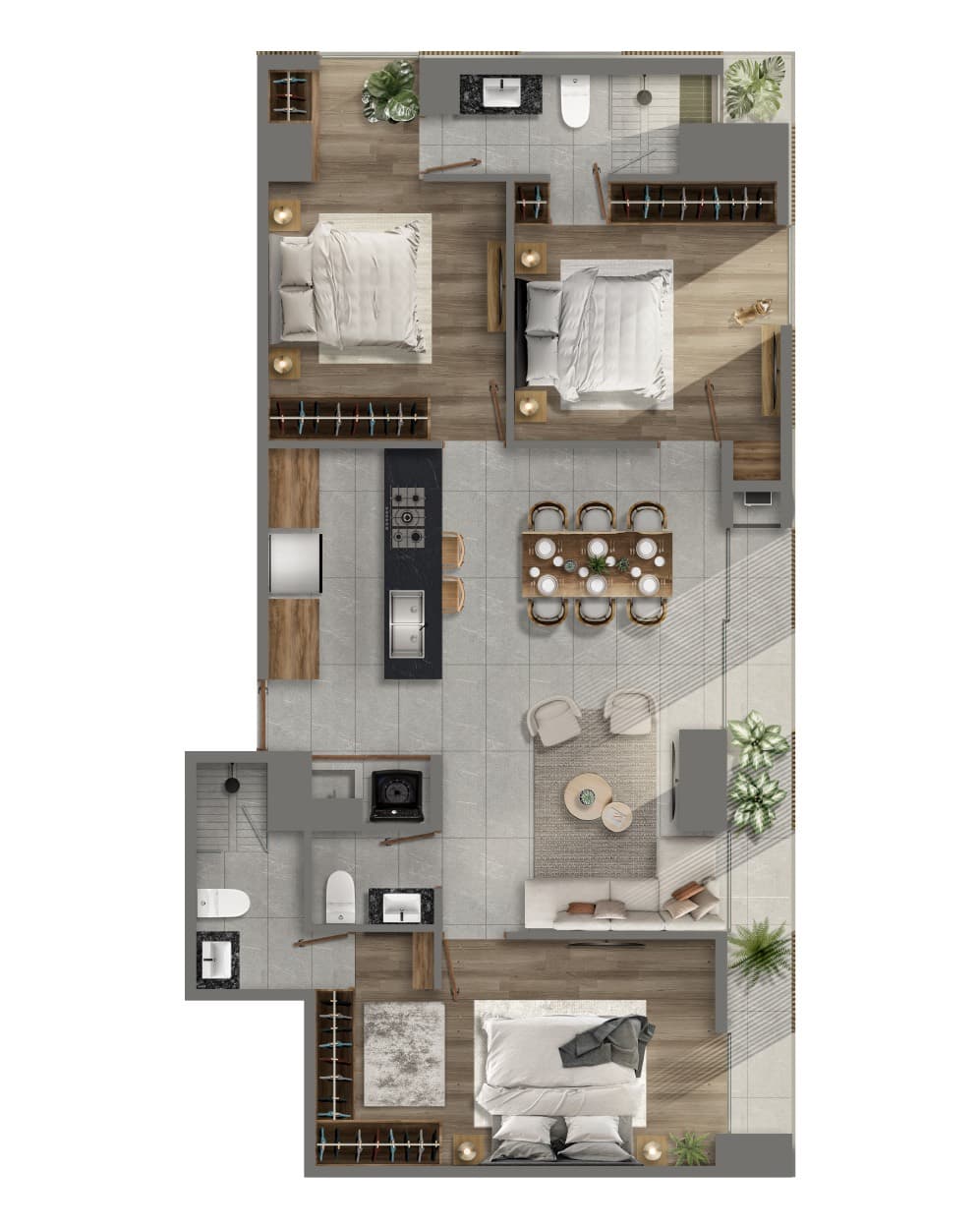 Planta de departamento