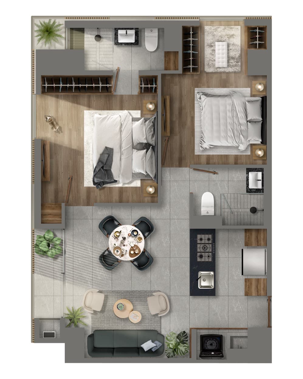 Planta de departamento