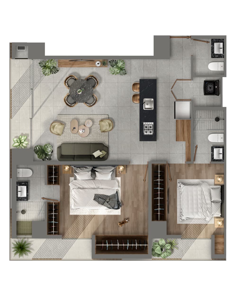 Planta de departamento