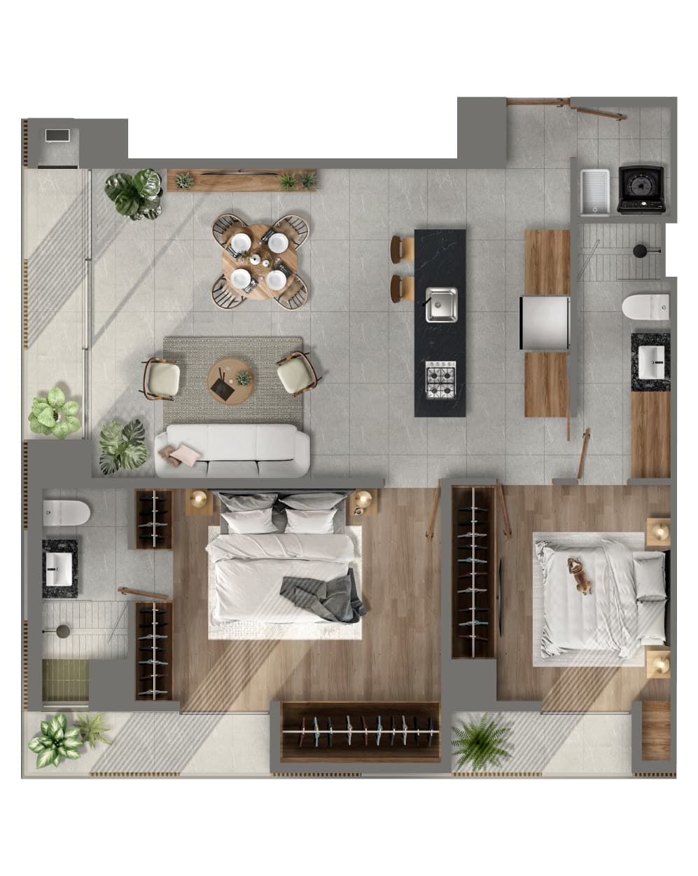 Planta de departamento